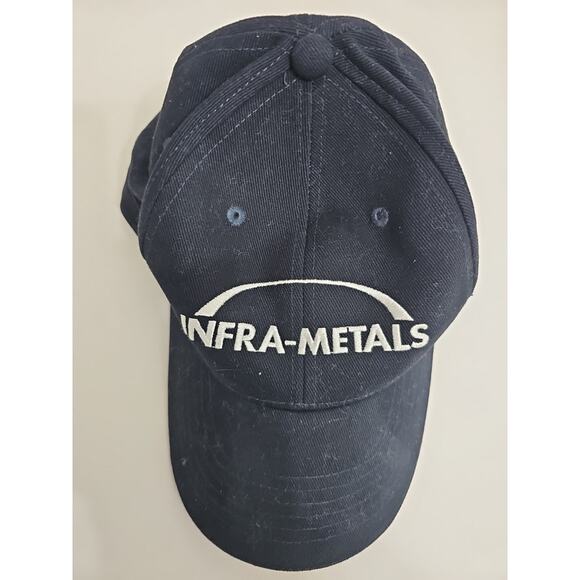 INFRA-METALS Co. Men's Navy Blue Baseball Cap Hat Strapback Steel Distribution - Picture 2 of 6